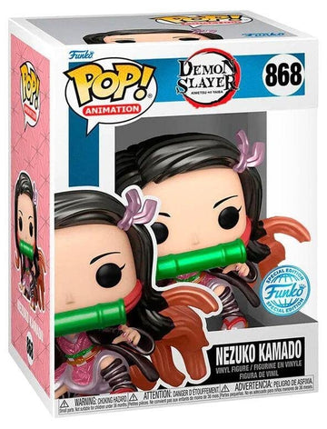 Funko Pop Demon Slayer Nezuko Kamado Metallic Special Edition Exclusive Multicolor