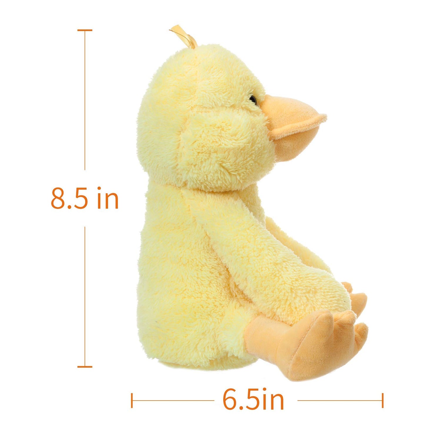 Apricot Lamb Toys Plush Velvet Duck Stuffed Animal Soft Cuddly Perfect For Child (Velvet Duck,8.5 Inches)