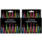 Birthday Cake Candles Happy Birthday Candles Colorful Candles Holders Included (24pcs)