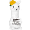 Christmas Sister Gifts from Sisters  Birthday Stocking Stuffers Sister Gifts for Women Girls mature-themed  I Love You Sister in Law Bestie Soul Sister Gifts Presents Small Cute Handmade Knitted Crochet Llama