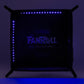 Metallic Dice Games FanRoll Black Light Tray
