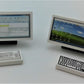 Building Bricks Toys Businessman Lawyer Play Office Setup- Computers Set of 4. 2x4 Tiles {Screens} & Keyboards enhanced Quality Holiday Birthday Gift for Kids