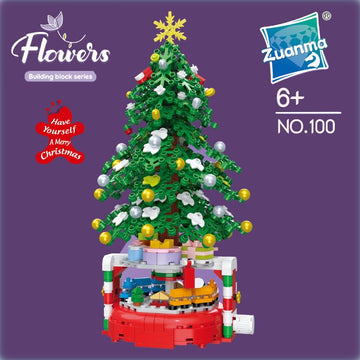 Yujhitp Christmas Tree Building Set, Christmas Tree Building Bricks Set For 6+ Year Old Kids, Xmas Tree Gift Toy For Boys & Girl