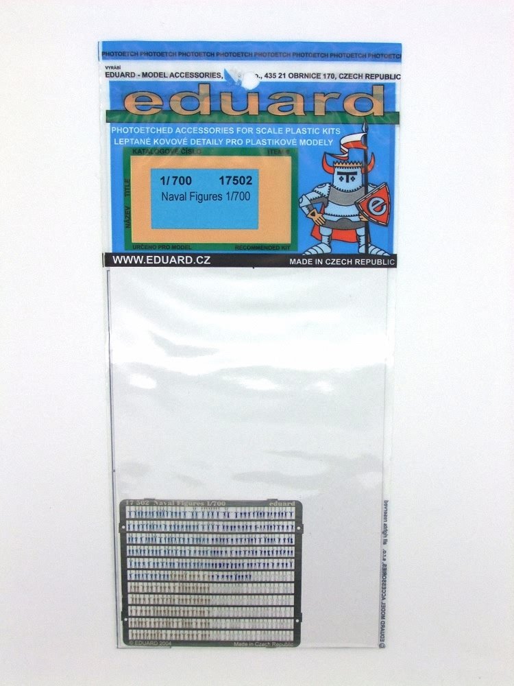 Eduard Accessories 17502 Model Building Accessories Marine Figures Painted Photo Etching Set