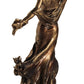 Oya - Goddess Of Wind, Storm And Transformation Figurine, Bronze Color