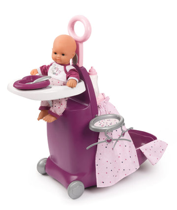 Smoby - Trolley For Dolls, Purple