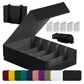Magnetic Leather Trading Card Storage Box - 5-Row Deck Case Design, 3900+ Capacity For Yugioh, Mtg, Tcg And Sports Cards, Includ