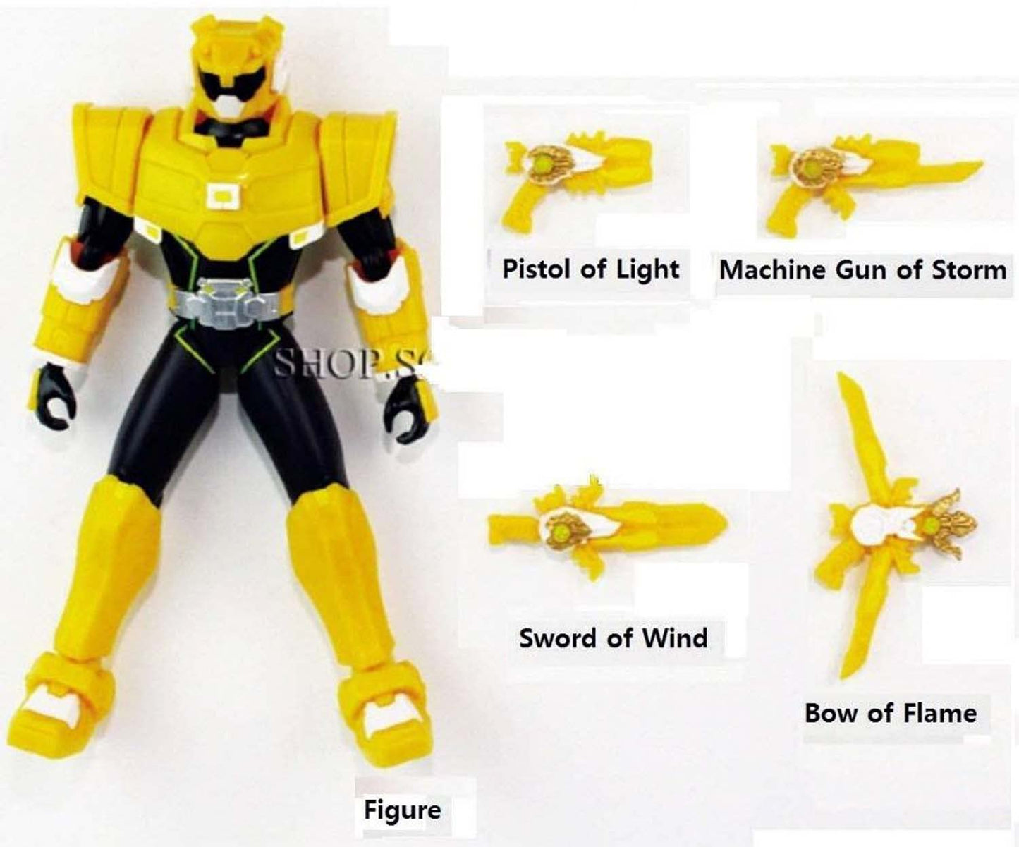 Miniforce Max Korean Robot Action Figure Yellow 5.5 Mountable 4  14 Joints Move (Single Product)