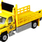 Matchbox Working Rigs 4-Pack Toy Construction Trucks, Plastic, Multi, Model HCC07, Moving Parts, Styles May Vary