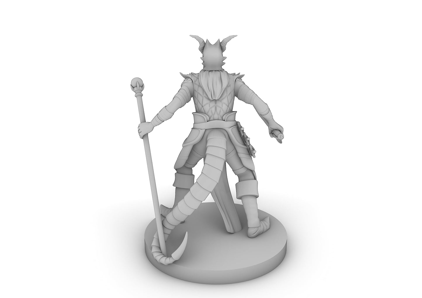 Tiefling Male Hexblade Warlock Tabletop Dnd Gaming Miniature