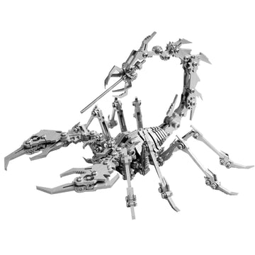 Oworld 3D Metal Model Kits, Mechanical 3D Metal Puzzles For Adults, Steel Warcraft Collection Diy Animal Brain Teasers Simple 3D