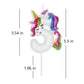 DERVENTA Birthday Candle Number White Unicorn Themed Party Decorations Beautiful Cake Topper 1 Piece (Unicorn Number 5)