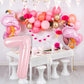 TONIFUL 40 Inch Pastel Pink Number 7 Balloon Balloon Big Pink Digital 7 Balloon for Girls Birthday Party Wedding Bridal Shower