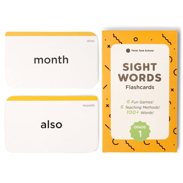 Think Tank Scholar 1St Grade Sight Words Flash Cards (First Grade) Pack - 100+ Dolch & Fry (High Freqency) Sight Word - Learn To Read, Site Words Learning For Kids Ages 5,6,7 & 8, Homeschool/Classroom