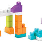 Mega Bloks Big Building Block Set FPM52 - Brown Color, Ideal for Creative Play and Learning