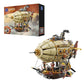 PANTASY Steampunk Airship Model Kit for mature-themeds  Dual-Layer Zeppelin with Gear-Driven Mechanical System  DIY Building Blocks Set  Retro Sci-Fi Construction Toy for Collectors & Display