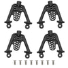 Sharegoo Aluminum Alloy Front Rear Shock Tower Bracket Mount Damper Hoops Compatible With Axial Scx10 1/10 Scalerc Crawlers Car