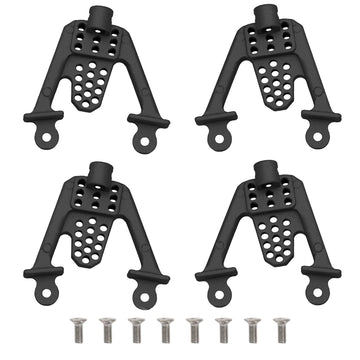 Sharegoo Aluminum Alloy Front Rear Shock Tower Bracket Mount Damper Hoops Compatible With Axial Scx10 1/10 Scalerc Crawlers Car