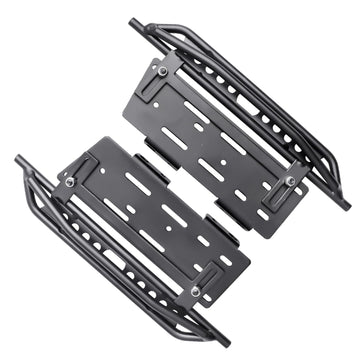 CrazyHobby 2Pcs RC Side Sliders Metal Side Plates Pedal for 1/10 Axial SCX10 II Jeep Cherokee Rock Crawler