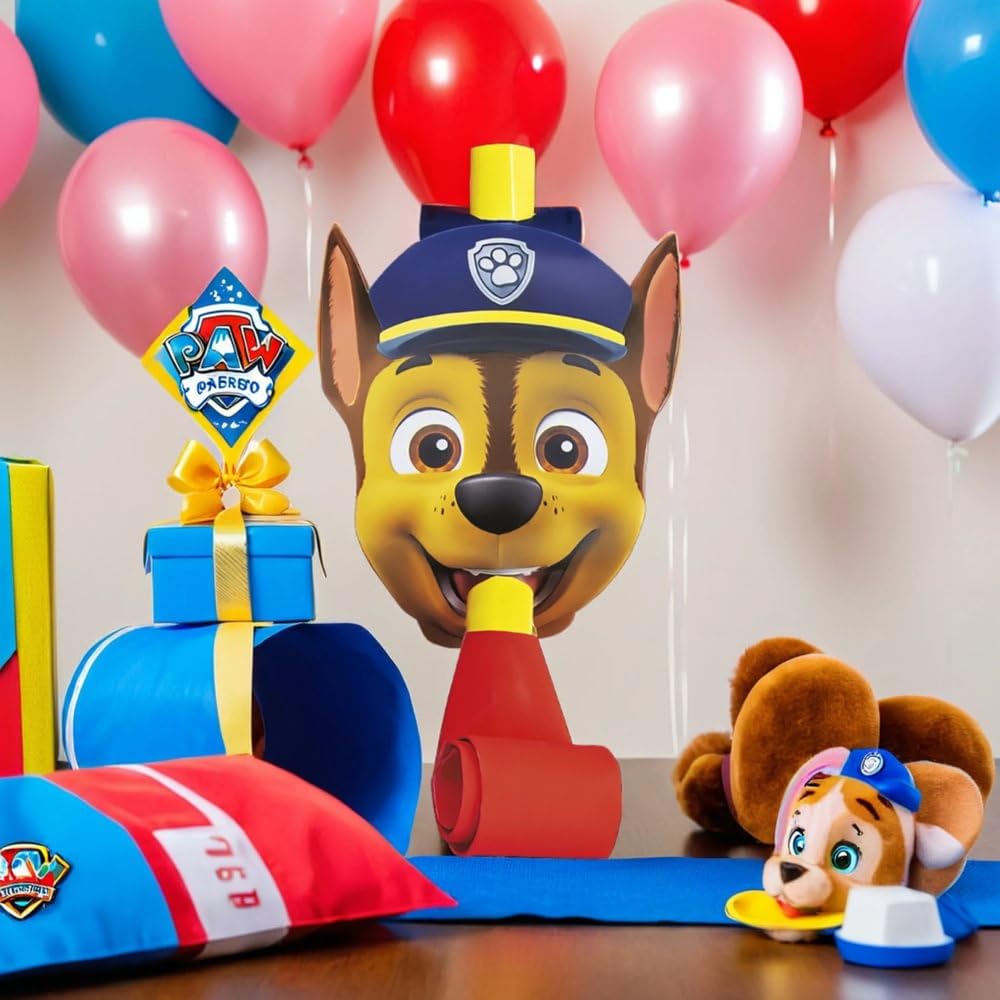 Unique Paw Patrol Party Blowouts, 5'' X 2'', Multicolor