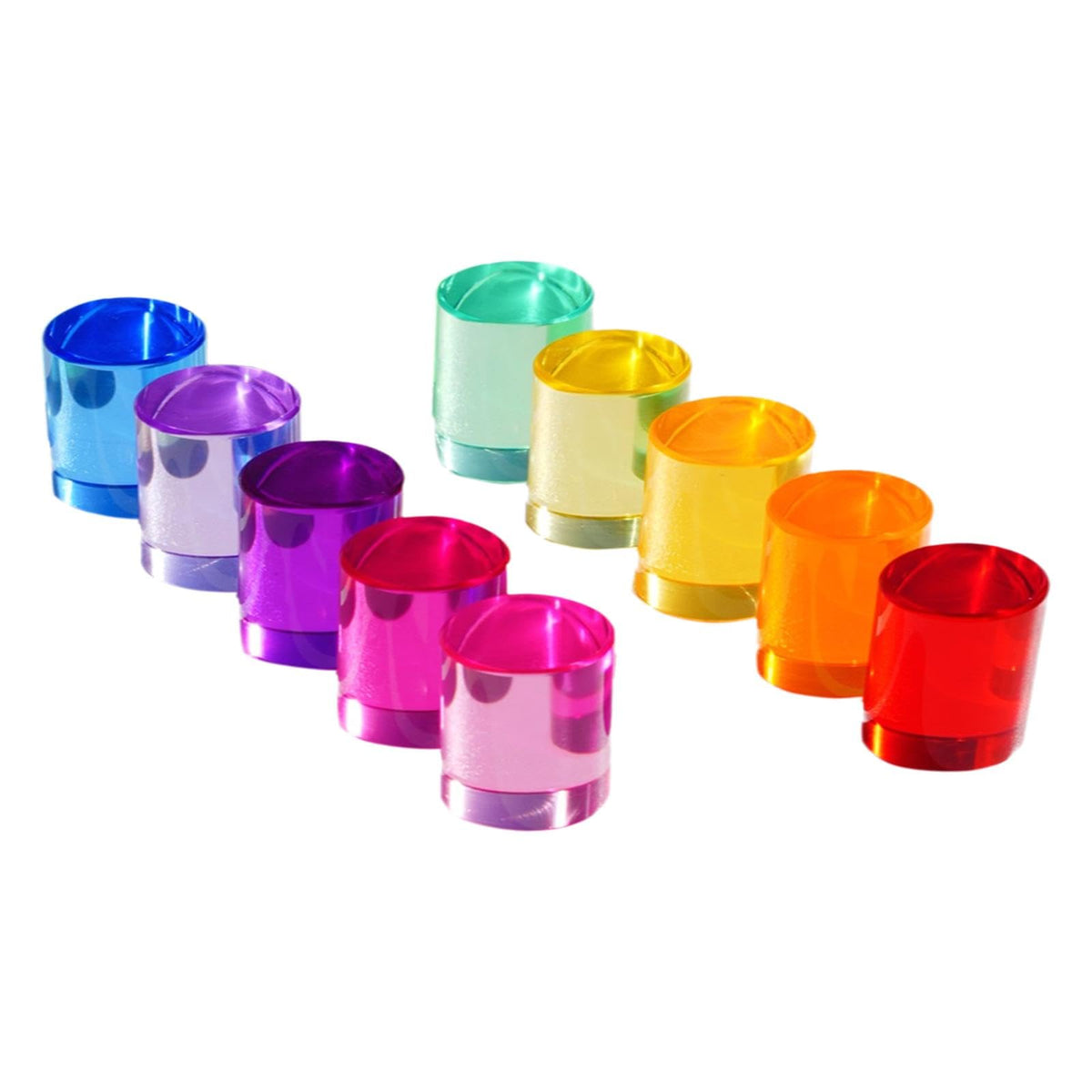 Club BollywoodRainbow Building Blocks Set Birthday Gift Rainbow Acrylic Gemstone Cylinders 2.5Cm|Toys & Hobbies|Educational|Othe