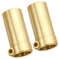 Heavy Duty Brass Rear Straight Axle Rear Lock-Out Adapter for 1:10 Axial SCX10 II 90046 RC Crawler Car Upgrades