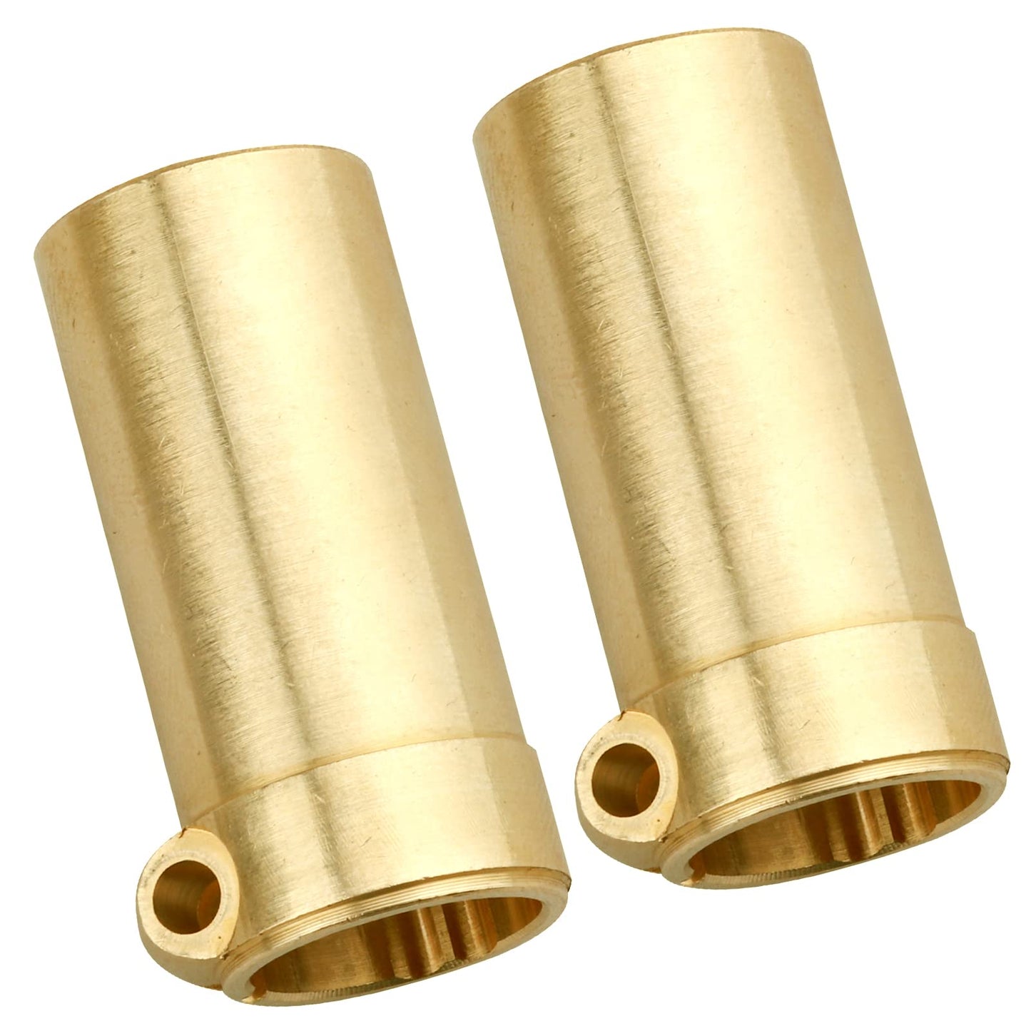 Heavy Duty Brass Rear Straight Axle Rear Lock-Out Adapter for 1:10 Axial SCX10 II 90046 RC Crawler Car Upgrades