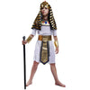 Pgond Egyptian Pharaoh Costume Kids Boys Role-Play Egypt King Outfit (10-12 Years)