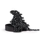 Likee Easy-Shape Ferrite Putty Magnetic Fidget Toys For Men Women Adult Stress Relief, Include Strong Magnet Base & 500+ Black Pebbles, Captivating Desk Decoration Thoughtful Colleague Gifts (Black)