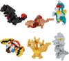 KAWADA nanoblock Godzilla Assortment 1 Building Kit, 2.08 inch, Wood, Blind Box Complete Set
