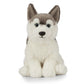 Living Nature Husky Stuffed Animal | Fluffy Dog Animal | Soft Toy Gift For Kids | 8 Inches