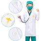 Acecharming Kids Doctor Costume, Child Role Play Costumes Unisex Doctor Fancy Dress Costume Doctor Scrubs For Kids Doctor And Nu
