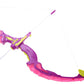 Bow And Arrow Playset With Quiver And Target (Pink)