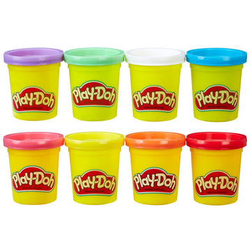 Play-Doh Rainbow Pack - 8 Multi Coloured Clay Modeling Set - Model A7923EU6