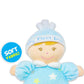June Garden 9' My First Doll Noah - Soft Plush Baby Doll With Rattle - Baby Blue Outfit