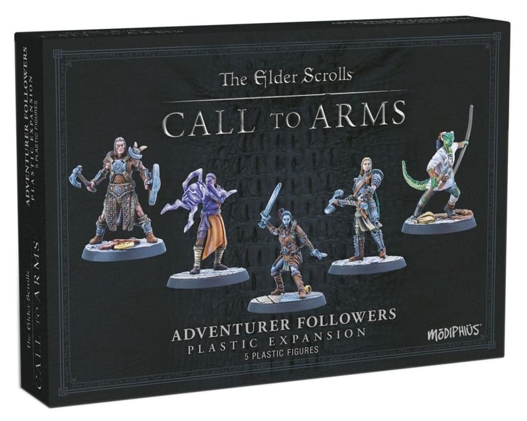 Modiphius Elder Scrolls Call to Arms - Adventurer Followers - Resin Black