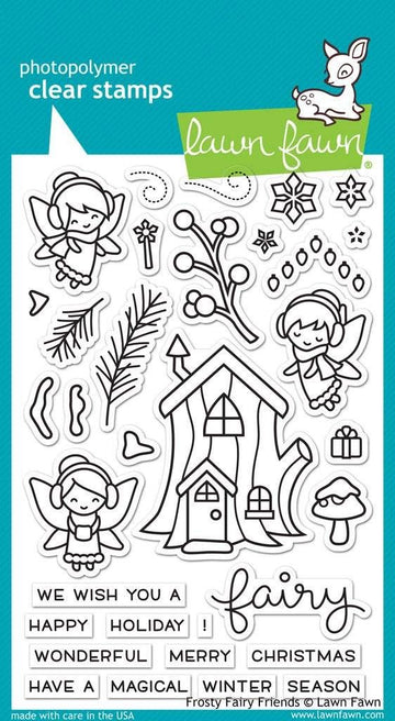 Lawn Fawn Clear Stamp Frosty Fairy Friends
