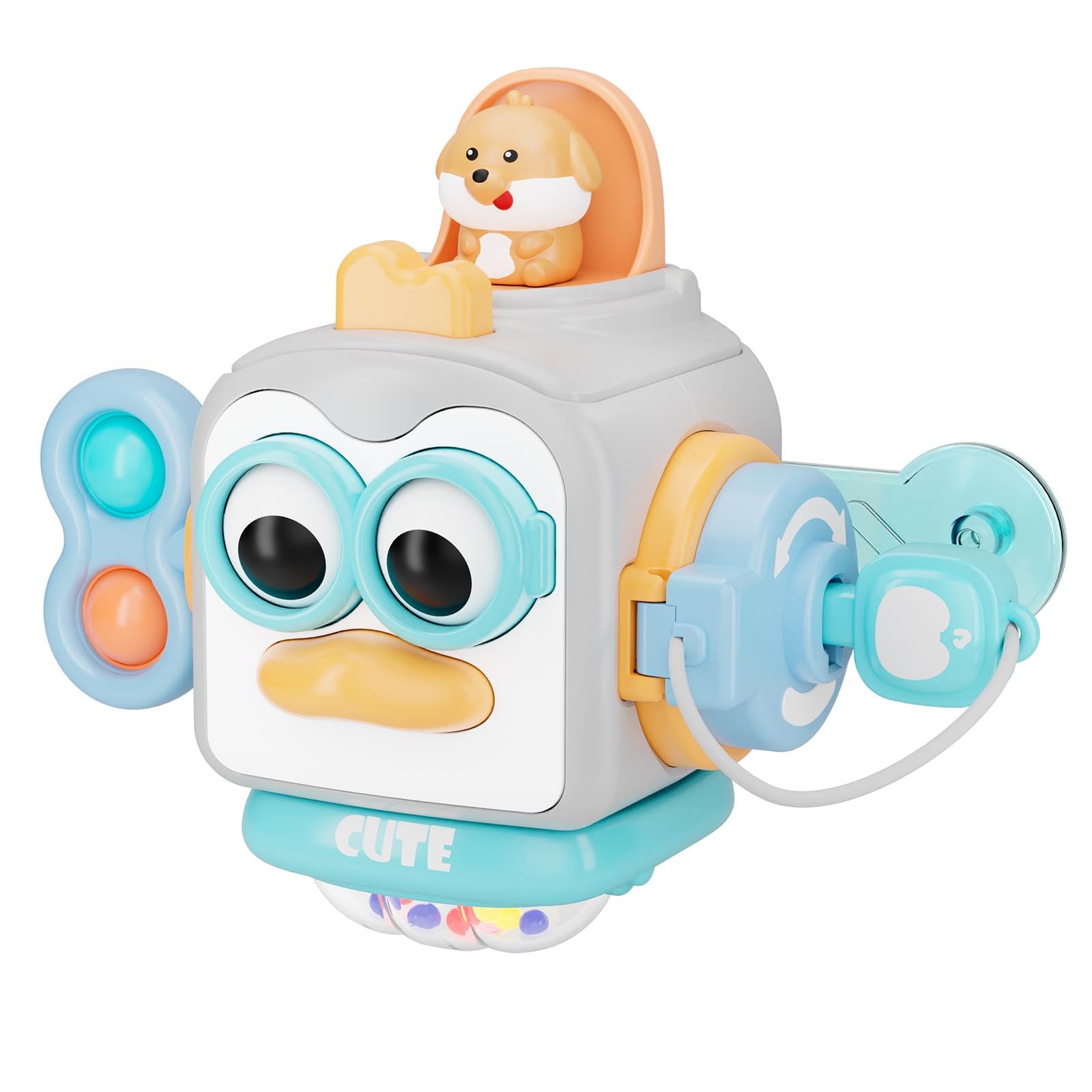 Osimily Montessori Toys, Sensory Toys For Toddlers Toys, Travel Activities Busy Cube, Baby Gifts For Busy Cube, Motor Skills Edu