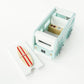 Le Toy Van Wooden Holiday Campervan - Blue, One Size, Model TV478, Includes Detachable Surfboard, Ideal for 3 Year Olds+