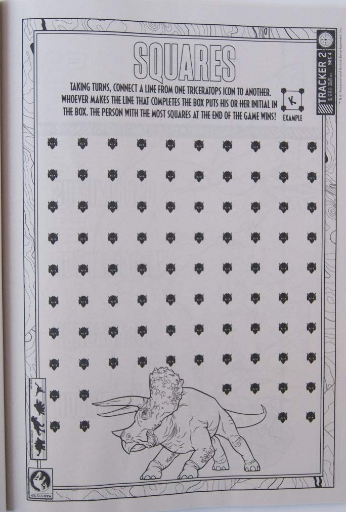 Lazy Days Jurassic World Fallen Kingdom Jumbo Coloring And Activity Book - 96 Pages