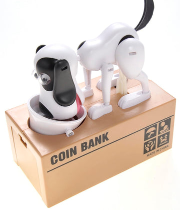 Powertrc Dog Coin Bank For Kids, Cute Money Bank For Boys And Girls, Savings Piggy Bank | Fun Gift For Kids And Adults