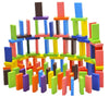 Toyshine 480 Pcs Wooden Domino Blocks Set | 12 Color Educational Building & Domino Racing Game | Creative Learning Toy For Kids 