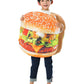 Seasons Halloween Costume Children Hamburg Costume French Fries Costume (Hamburg Costume4-8T), Yellow, Medium
