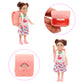 20 Pcs 5.3 Inch Doll Clothes & Accessories Include 5 Dresses 3 Outfits Tops And Pants 3 Swimsuits With 2 Shoes 1 Backpack 1 Laptop 1 Pad 1 Glasses 1 Drink 1 Hat For 5.3 - 6 Inch Dolls