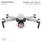Wrapgrade Skin Compatible With Dji Air 2S | Accent Color A (Black Bumpy Camo)