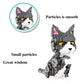 ISeeSee Mini Cat Building Blocks Pet Building Toy Bricks Micro Mini Blocks 3D Puzzle Building Blocks Set Toys Gifts for Kids or mature-themed (Cat Gray 1300PCS)