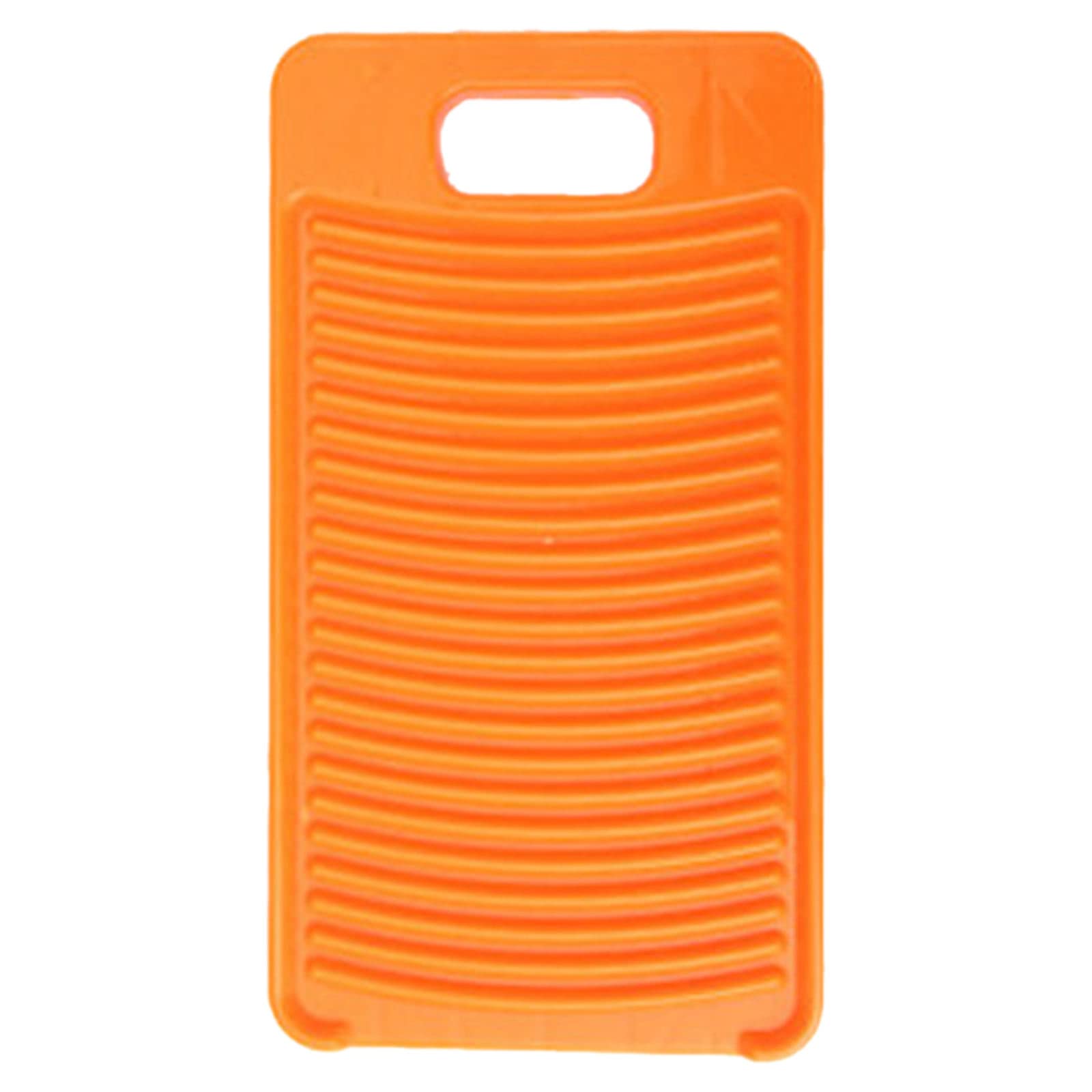 Maoye Plastic Mini Washboard Washing Board For Kids Shirts Clean Laundry Lime (Orange)
