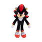 Sonic The Hedgehog Plush Toy Set - 9-Inch Shadow & Sonic Stuffed Figures - Officially Licensed, Polyester Material, Model 423294-PB