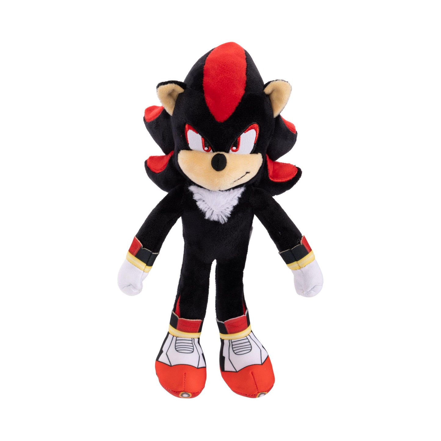 Sonic The Hedgehog Plush Toy Set - 9-Inch Shadow & Sonic Stuffed Figures - Officially Licensed, Polyester Material, Model 423294-PB