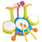 Atorse Kids Toddler Electric Drum Kit Set With Microphone Children Musical Toys Green